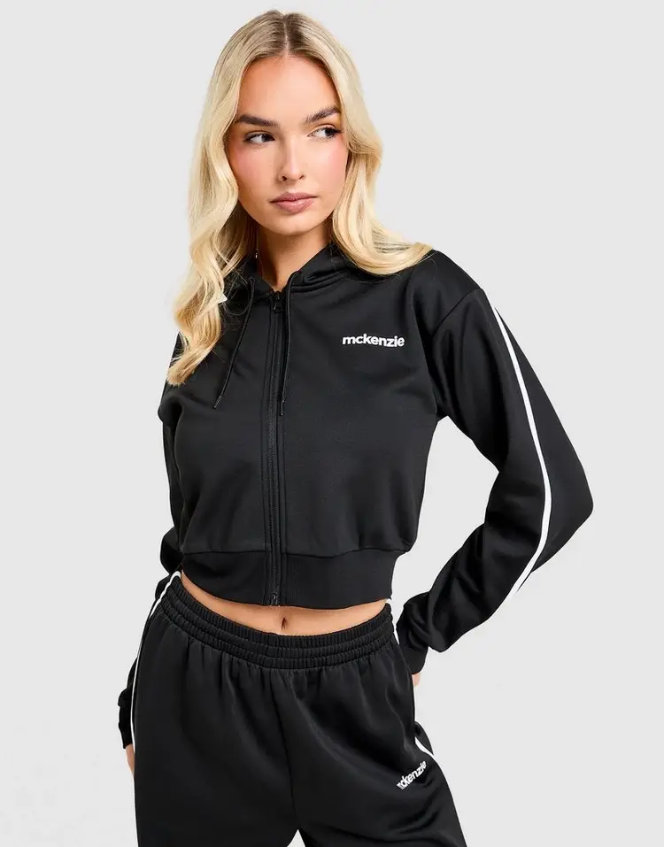 McKenzie Sudadera con capucha Poly Crop Zip