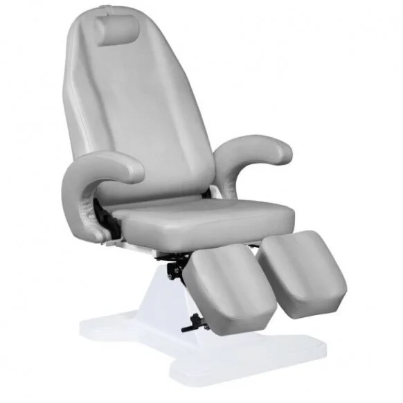 Sillón de pedicura hidráulico profesional para salones y centros de estética MOD 112, color gris (9)