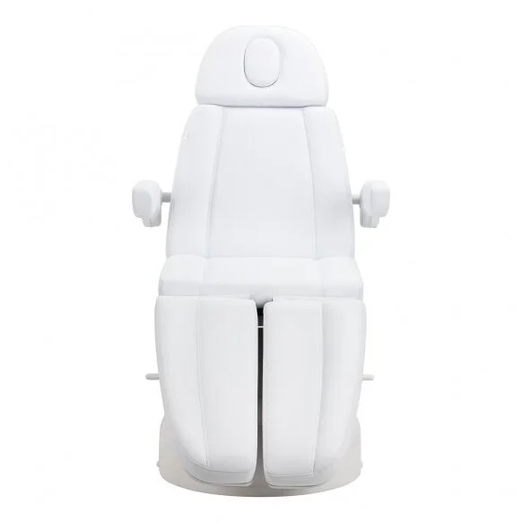 Sillón eléctrico profesional de cosmetología camilla para pedicura AZZURRO (3 motores), color blanco (13)
